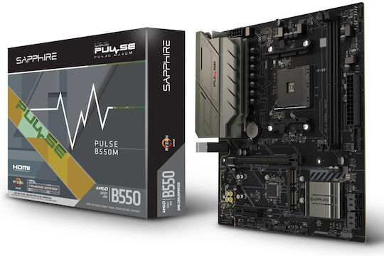 PULSE B550 Placă de bază Micro ATX cu Soclu AMD AM4 52103-05-40G