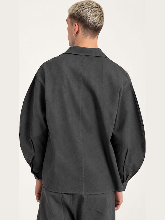 Ae Er Τζιν Overshirt Grey Stone