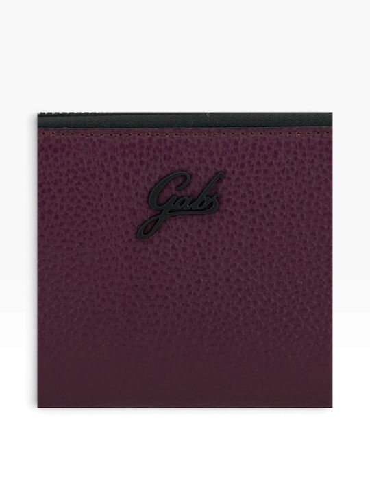 Large Leather Women's Card Wallet Magenta