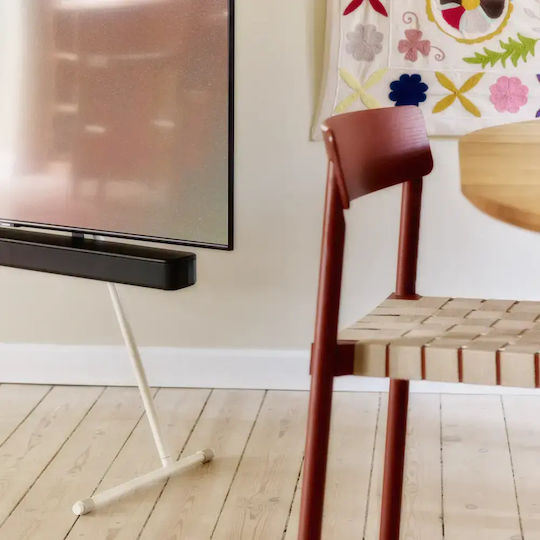 Floor Tv Stand Pedestal Viva 32″–70″ Cream