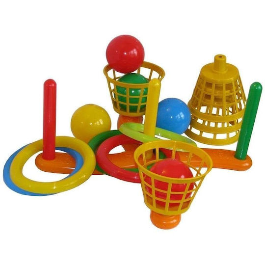 Czako Target Practice Disc Throwing Baskets Balls Activity Set Children