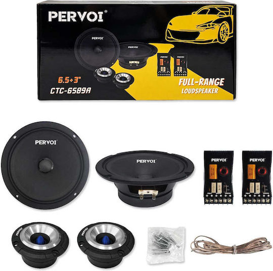 CTC-6589A Autolautsprecher-Set 6,5" mit 125 W RMS (Mitteltöner)
