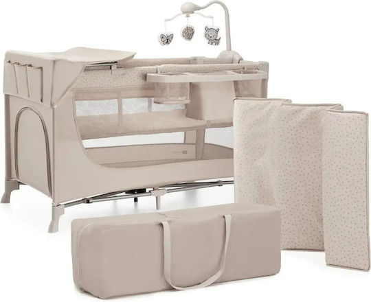 Kinderkraft Joy2 2-Level Playpen with Changing Table & Mattress Beige 73x129cm Kinderkraft Joy2 2-Level Playpen with Changing Table & Mattress Beige 73x129cm