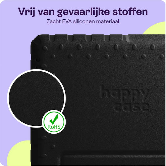 HappyCase Back Cover Ανθεκτική για Παιδιά Μαύρη (Xiaomi Redmi Pad 2 / Se 11)