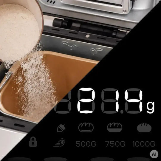 Gastroback Αρτοπαρασκευαστής 500W Χωρητικότητας 1000gr με 18 Προγράμματα