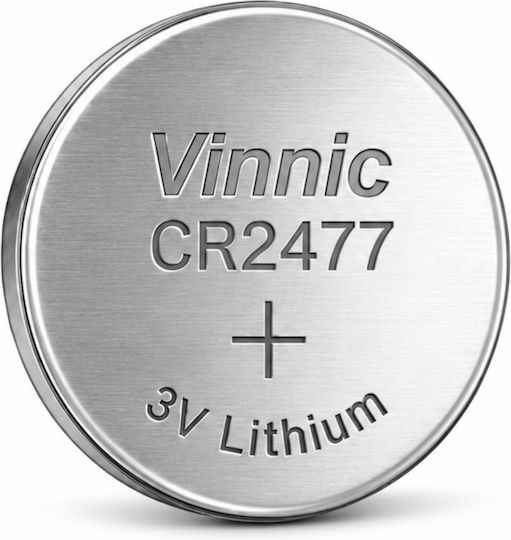 Vinnic Lithium-Uhrenbatterie CR2477 3V 1 Stück