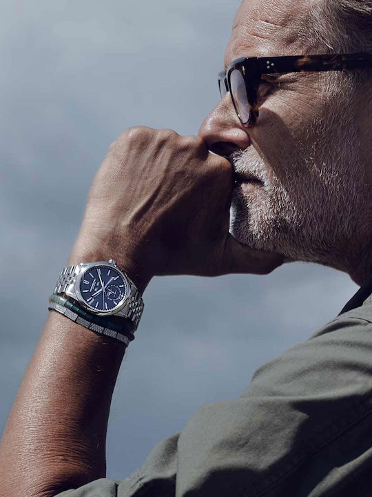 Freelancer Men's Watch 40mm Automatic with Silver Stainless Steel Bracelet