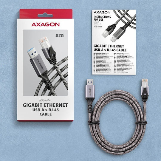 Axagon ADE-AM20 USB мрежов адаптер с Кабелна Ethernet Връзка