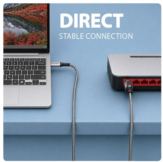 Axagon ADE-CM50 USB-C Netzwerkadapter mit kabelgebundener Ethernet-Verbindung