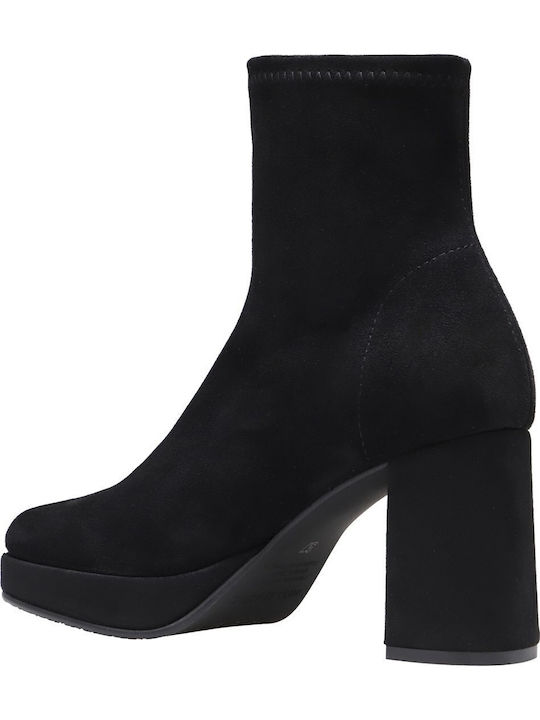 Women's Ankle Boots with High Heel Negro