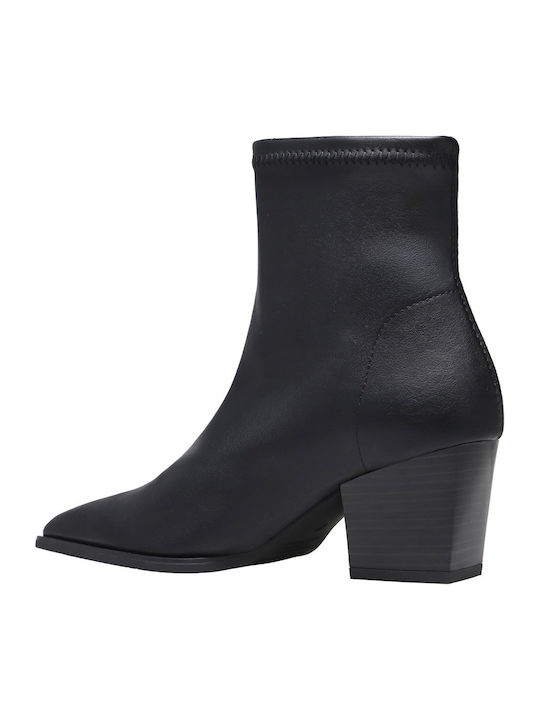 Women's Ankle Boots with Medium Heel 64 West Street Negro