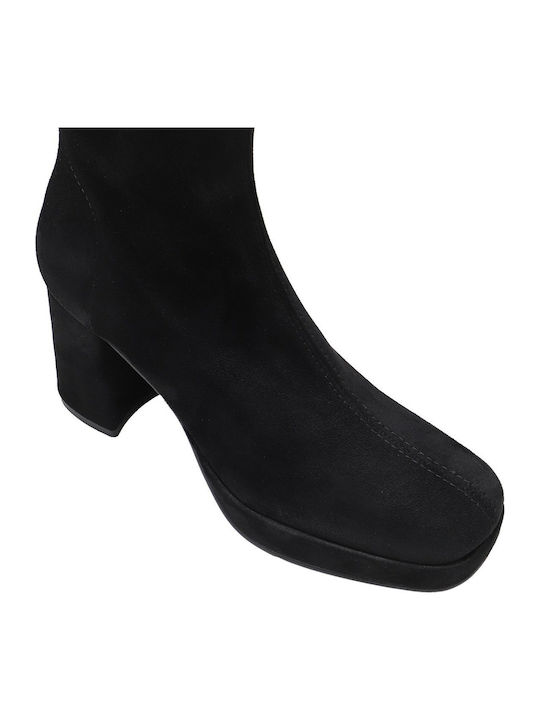 Women's Ankle Boots with High Heel Negro