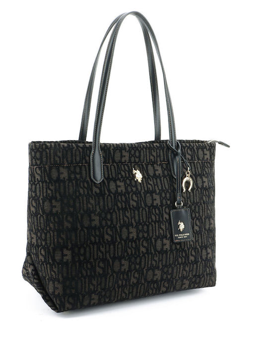 Women's Black Shopper Bag