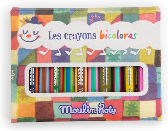 Moulin Roty Caran D'ache Buntstifte Grüne Set 12 Stück