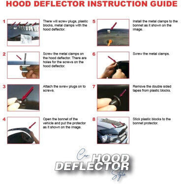 Deflector de Capot Compatibil cu Toyota Hilux 2015–2020 Smartic Model Sma-000767