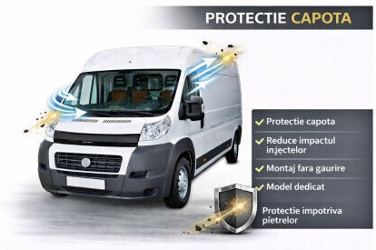 Дефлектор за Преден Капак Съвместим с Fiat Ducato 2006–2014 Smartic Модел Sma-000730