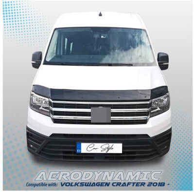 Car Hood Deflector Compatible Volkswagen Crafter Ii 2017 Onward Smartic Model Sma-000774