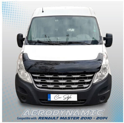 Car Hood Deflector Compatible Renault Master Iii 2010–2014 Smartic Model Sma-000761