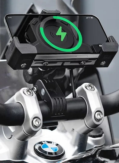 Motowolf Mdl2828 Βάση Κινητού Μοτοσυκλέτας με Ρυθμιζόμενο Βραχίονα για το Τιμόνι