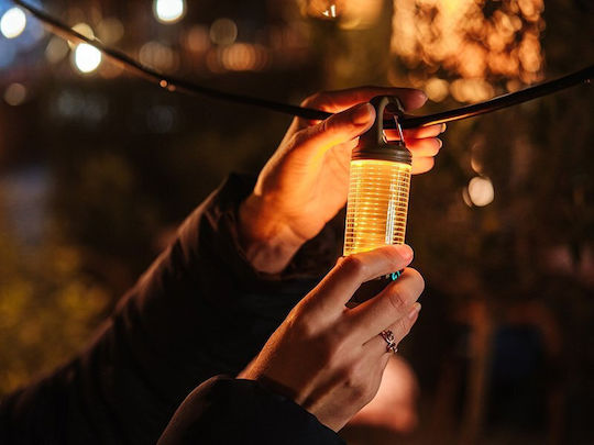 Tracer Red Battery-Powered Camping Light Accessory with Flashlight