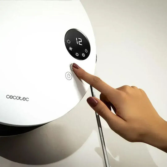 Cecotec Home Ready Warm Κεραμικό Αερόθερμο Μπάνιου Τοίχου Λευκό 2000W
