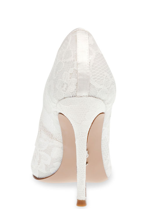 White High-Heel Pumps