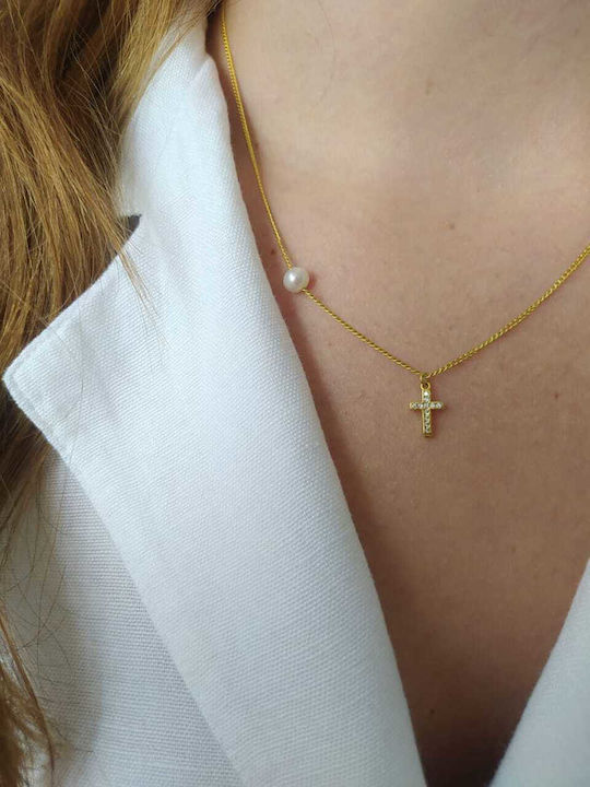 Dio Jewellery Lab Ασημένιος Σταυρός Επιχρυσωμένος Dio Jewellery Lab Ασημένιος Σταυρός Επιχρυσωμένος