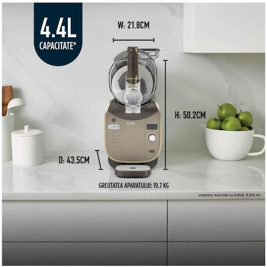 Slushi Max Mașină de înghețată 4,4 l Maro