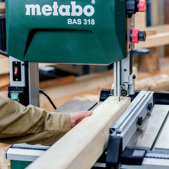 Metabo BAS 318 Precision WNB Präzisionsbandsäge mit Leistung 900W