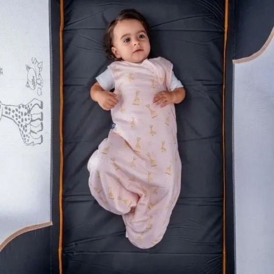 Baby Bliss Зимен Бебешки Спален Чувал Pink със Свалящи се Ръкави