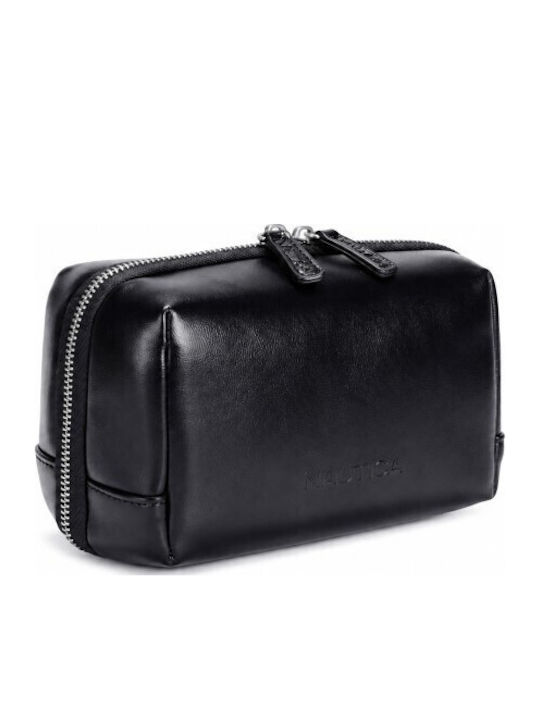 Tech Pouch 1lt Polyester & Pu Μαύρο Nautica Tech Pouch 1lt Polyester & Pu Μαύρο Nautica