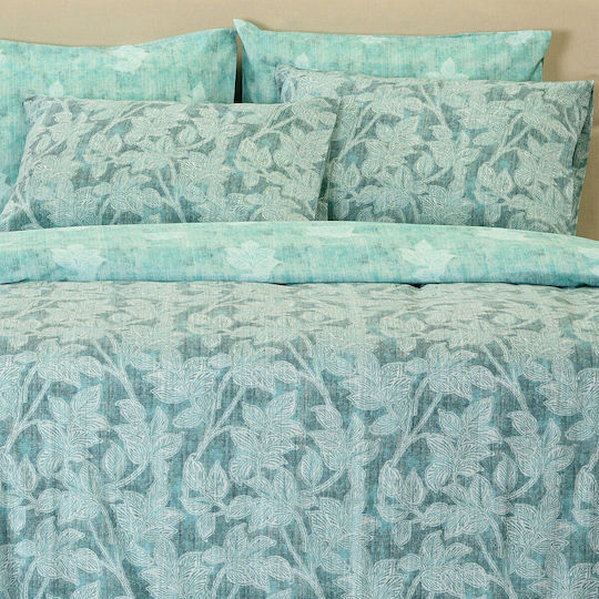 Melinen King Size Set 4 Pieces 260x270 cm Petrol Blue Melinen King Size Set 4 Pieces 260x270 cm Petrol Blue