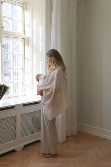 Cam Cam Bandana-Lätzchen 2 Stück Classic Stripes Rose