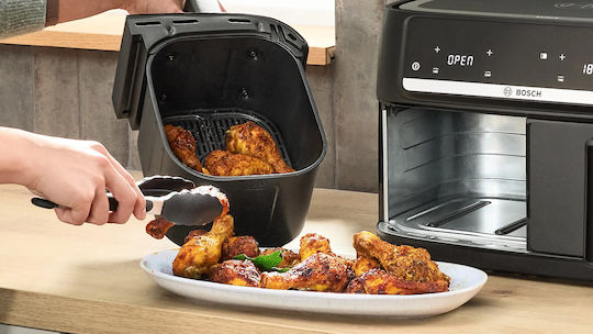 Air Fryer Series 4 cu Două Coșuri Detașabile de 9 l, Negru