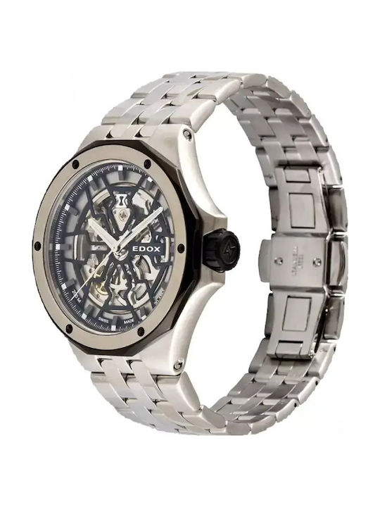 Delfin Mecano Men's Watch 43mm Automatic with Silver Stainless Steel Bracelet
