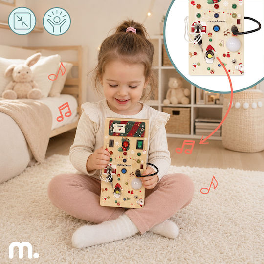 Holzspielzeug-Controller mit Licht für Kinder ab 36 Monaten