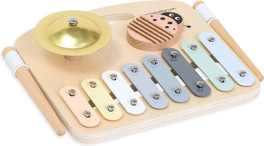 Musikinstrument aus Holz mit Musik und Sounds