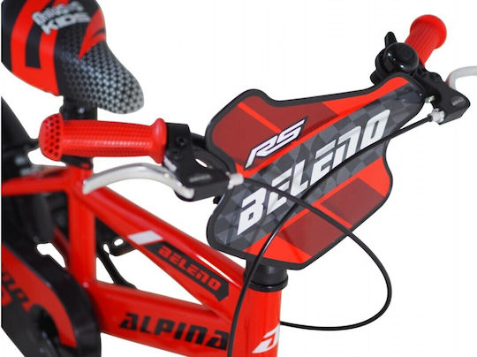 12" Kids' BMX Bicycle with Aluminum Frame Red