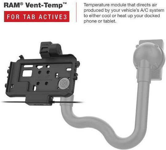 RAM Mounts RAM USB-C Low-Profile-Dock + USB-C-USB-A-Datenkabel Tab Active5 3