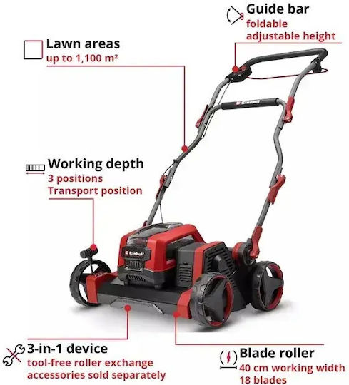 Einhell GP-SC 36/40 Battery Scarifier 36V Solo