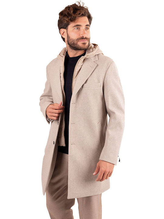 Herrenmantel Beige