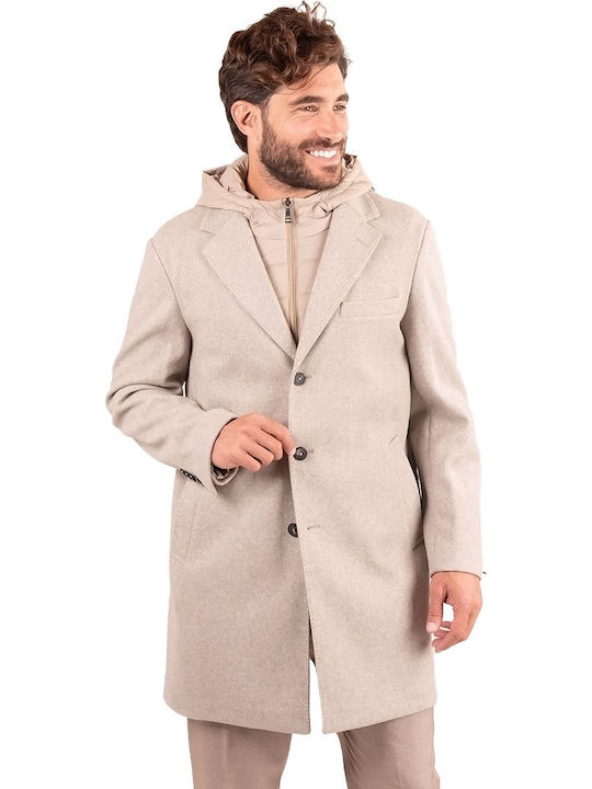 Herrenmantel Beige