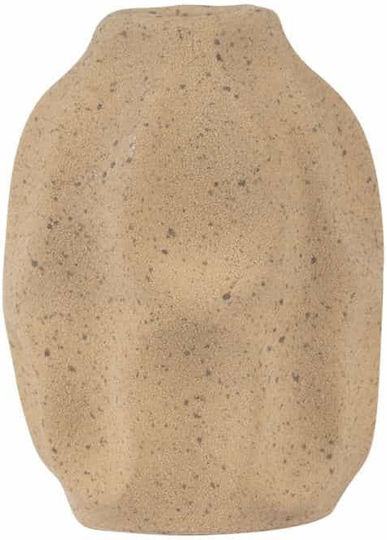 Estia Ceramic Ecru Vase 7.5x7.5xH10cm