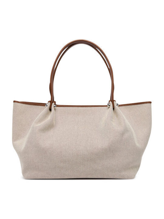 Damen-Tote aus Leder Tobacco