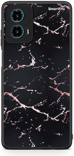 Husă Marble Negru Roz Auriu Motorola G34 5G