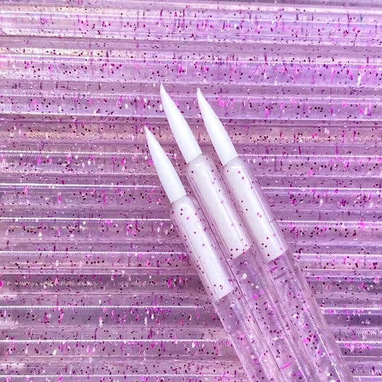 Lash Lift Swab Set for Separating Eyelashes & Removing Glue Residue Pink