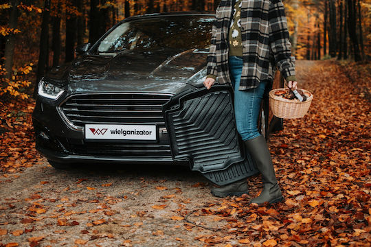 3D Gummi Auto Fußmatten Mitsubishi Eclipse Cross SUV 2017 5cm Kante