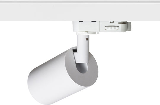 Rendl Light Studio Dude Three-Circuit Lighting Tracks Single Spot with Socket GU10 in White Color
