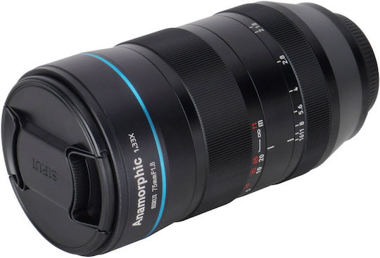 Φωτογραφικός Φακός F1.8 Anamorphic APS -C Lens 1,33x Σταθερός για Canon RF Mount Μαύρος