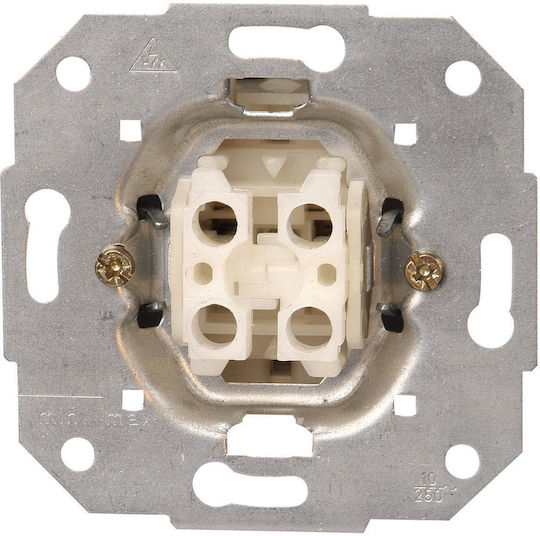Kopp Recessed Wall Switch Rolling Shutters One-Way with Frame
